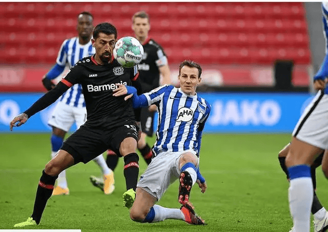 柏林赫塔连续取胜,闯入德甲前四 柏林赫塔连续取胜,闯入德甲前四