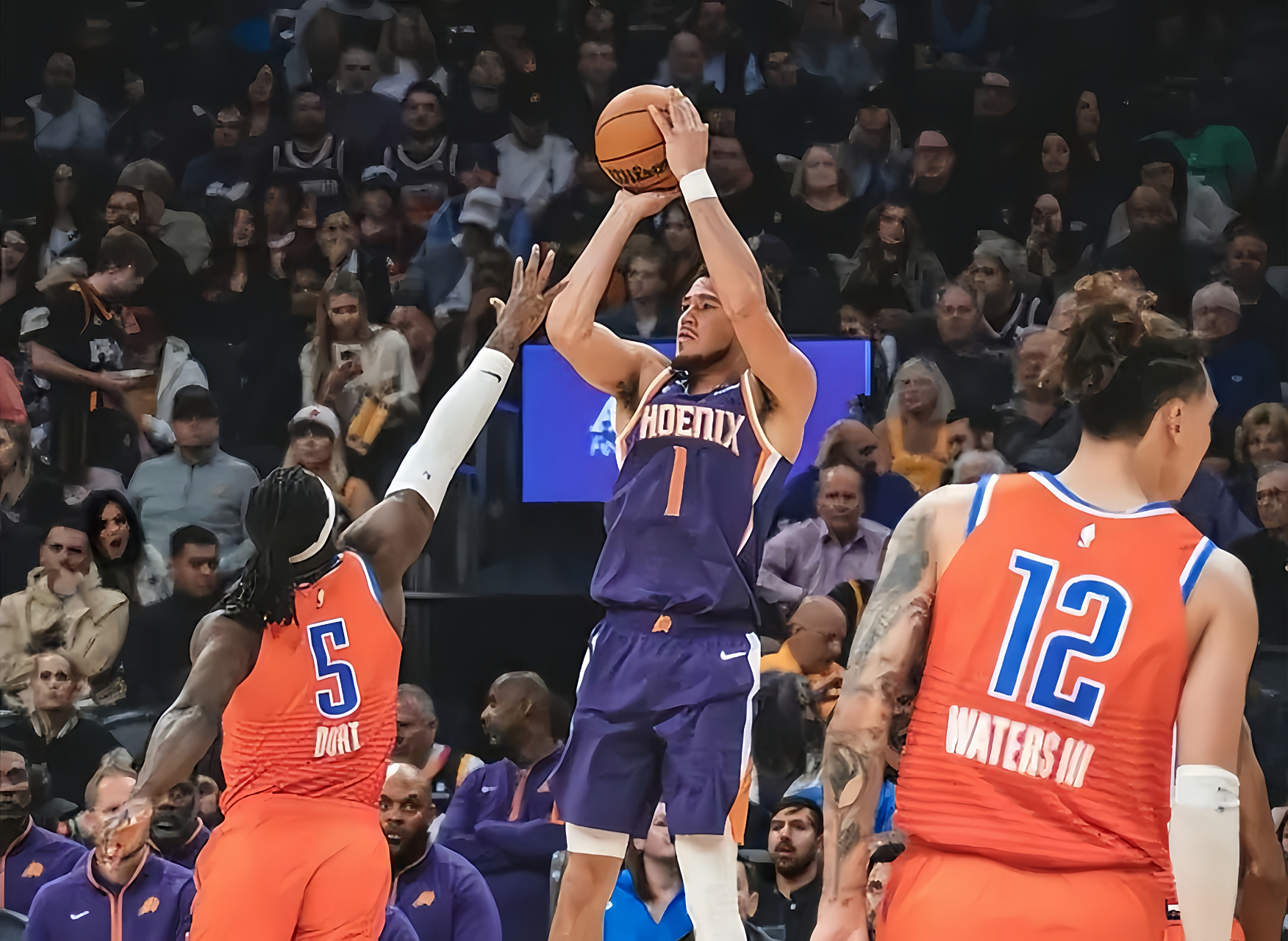 太阳遭遇惨败,布克助攻空砍得分 太阳遭遇惨败,布克助攻空砍得分